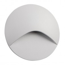 Φωτιστικό Χωνευτό Στρογγυλό LED 3W 230V 3000K Θερμό Φως Αλουμινίου Λευκό IP65 17-07012-1